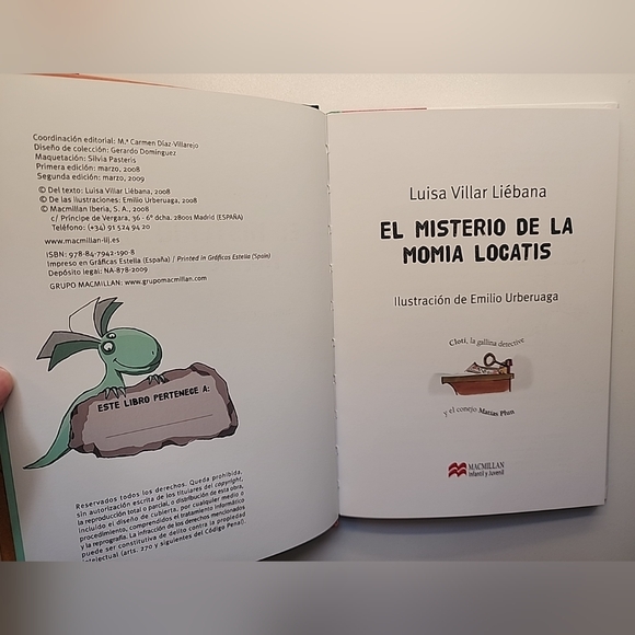 Luisa Villar Liébana El misterio de la momia locatis spanish edition book - Picture 4 of 7
